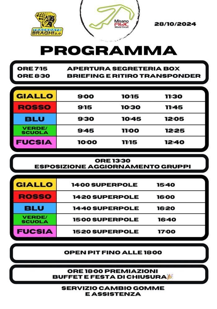 programma Misano